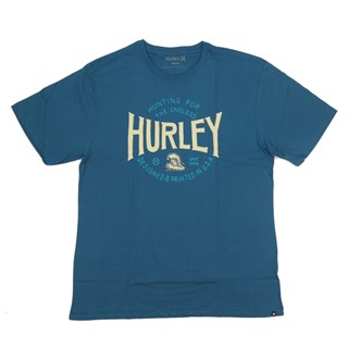 Camiseta Masculina Hurley Plus Size Azul Marinho