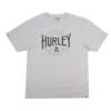 Camiseta Masculina Hurley Plus Size Branco Mescla