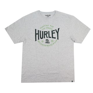 Camiseta Masculina Hurley Plus Size Branco Mescla