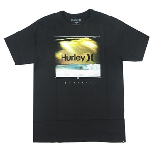Camiseta Masculina Hurley Preta