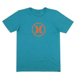 Camiseta Masculina Hurley Silk Azul Mescla Camiseta Masculina Hurley Silk Azul Mescla