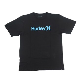 Camiseta Masculina Hurley Silk Preta Plus Size 635200