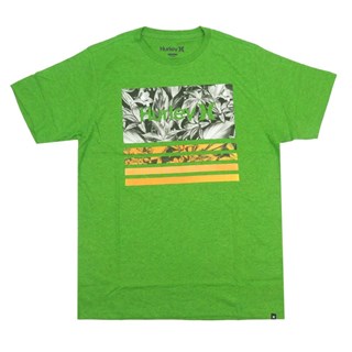 Camiseta Masculina Hurley Verde Mescla