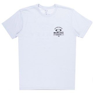 Camiseta Masculina Oakley Trank Trad Branca