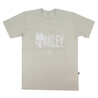 Camiseta Masculina Oakley Upperskull Tee Cinza