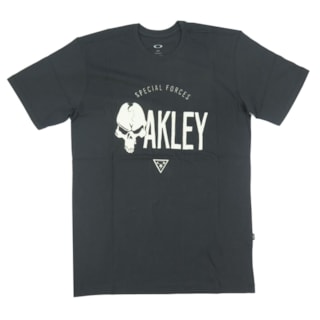Camiseta Masculina Oakley Upperskull Tee Preta Camiseta Masculina Oakley Upperskull Tee Preta