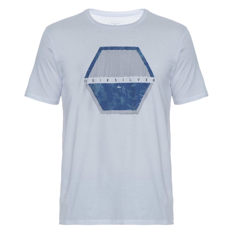 Camiseta Masculina Quiksilver Confort Place Branco