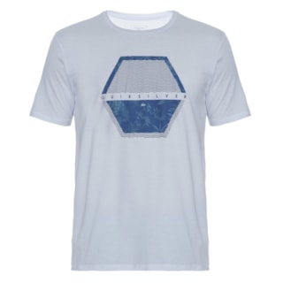 Camiseta Masculina Quiksilver Confort Place Branco Camiseta Masculina Quiksilver Confort Place Branco