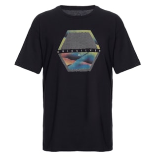 Camiseta Masculina Quiksilver Confort Place Preto Camiseta Masculina Quiksilver Confort Place Preto