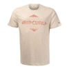 Camiseta Masculina Rip Curl Diamonds Plus Size Bege