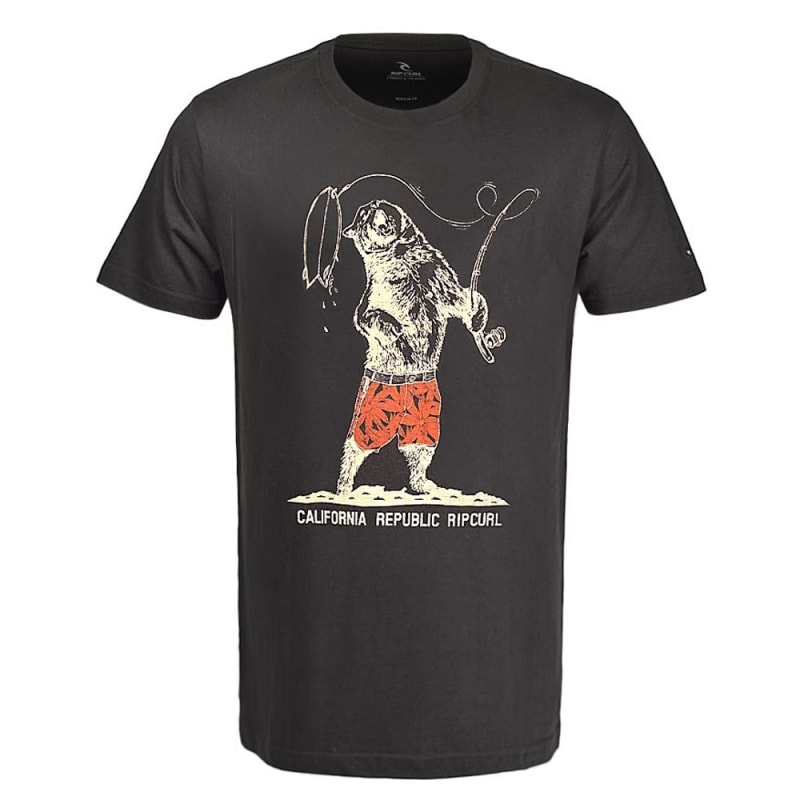 Camiseta Masculina Rip Curl Preta CTE0521