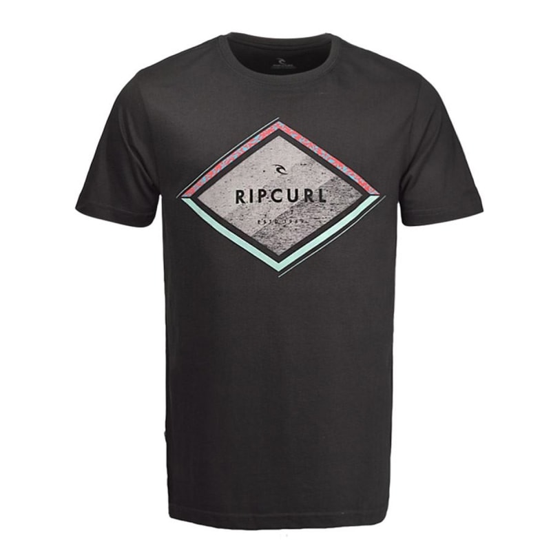 Camiseta Masculina Rip Curl Preta Plus Size - CTE0532