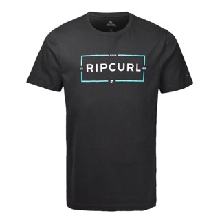 Camiseta Masculina Rip Curl Preta Plus Size - CTE0534