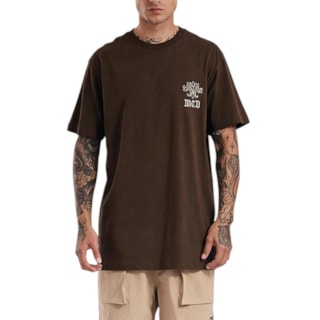 Camiseta MCD Caligrafiti Arco Marrom Expresso