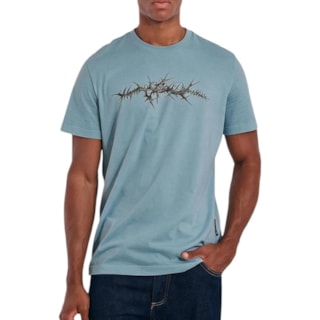 Camiseta MCD Espinhos Azul Nublado