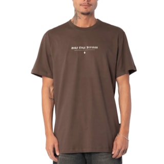 Camiseta MCD More Core Division Caligraffiti Marrom Ruina