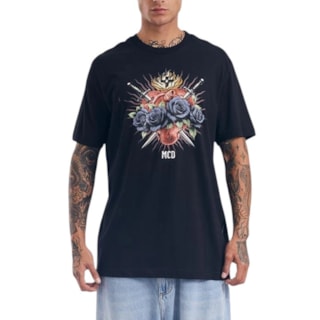 Camiseta MCD Sagrado Coração Preta