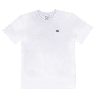 Camiseta New Era Basic Essentials Logo Branca