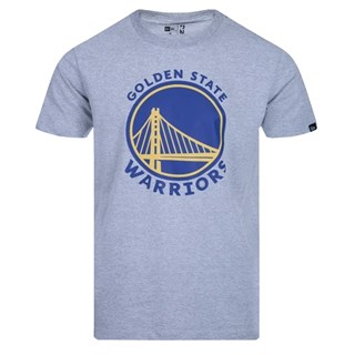Camiseta New Era Golden State Warriors Mescla Cinza