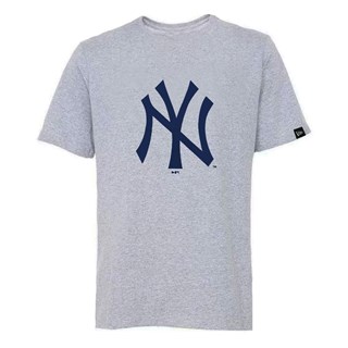 Camiseta New Era MLB New York Yankees Logo Cinza