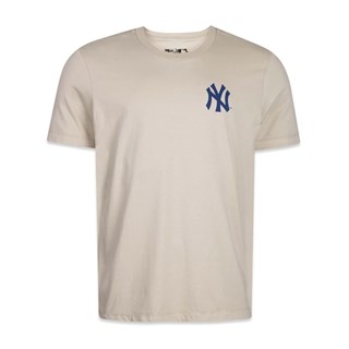 Camiseta New Era MLB New York Yankees Minimal Label Khaki