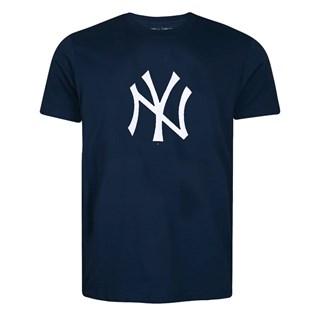 Camiseta New Era New York Yankees MLB Big Logo Marinho