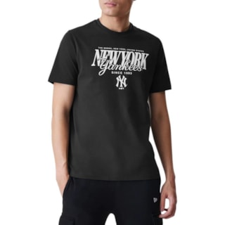 Camiseta New Era New York Yankees Preta