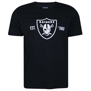 Camiseta New Era NFL Las Vegas Raiders Preta