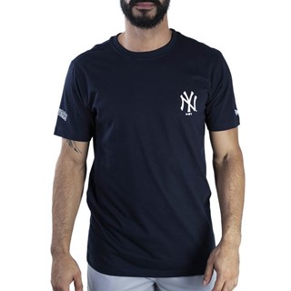 Camiseta New Era NY Yankees Mini Logo Azul Marinho