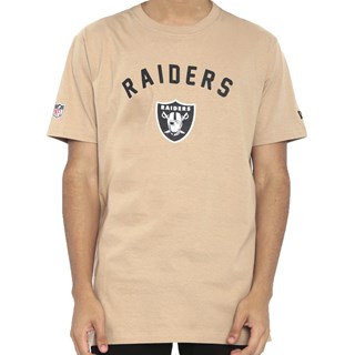Camiseta New Era Oakland Raiders Bege