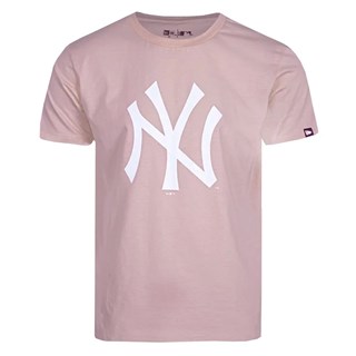 Camiseta New Era Plus Size New York Yankees Rosa
