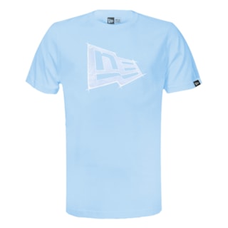 Camiseta New Era Summer Times Sketch Azul