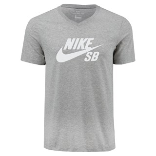 Camiseta Nike SB Logo Cinza