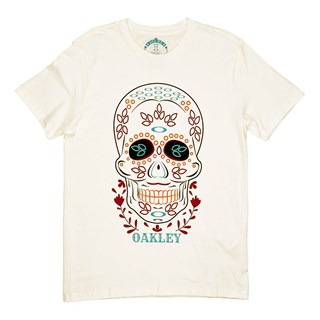 Camiseta Oakley Back To Skull Off White