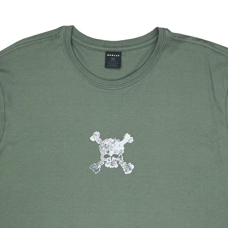 Camiseta Oakley Back to Skull Surplus Green os melhores preços