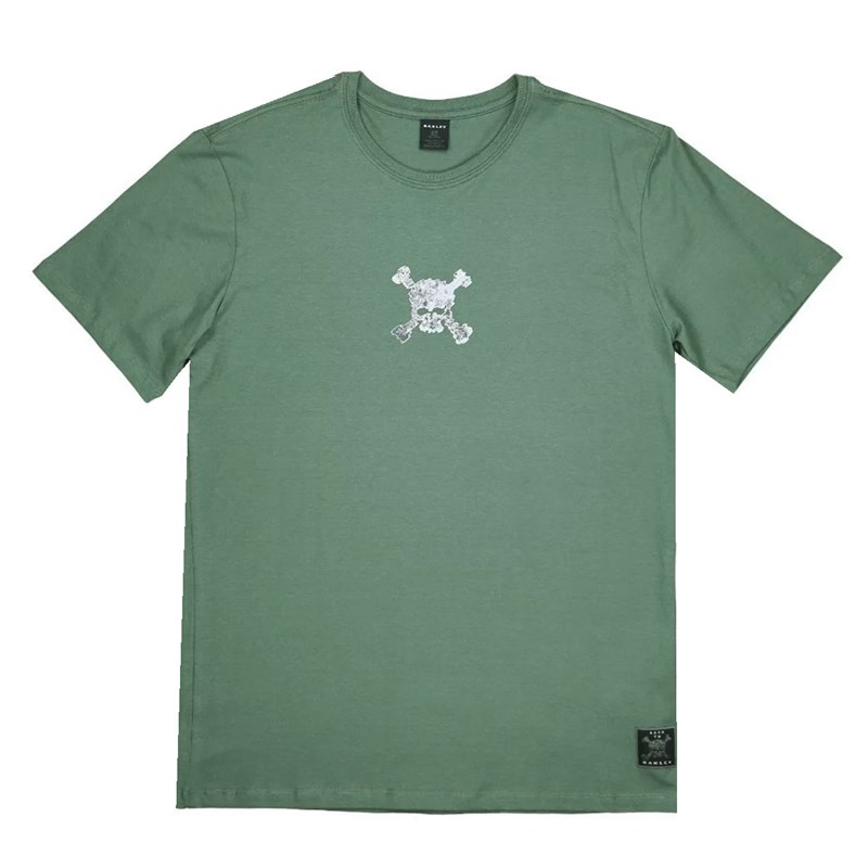 Camiseta Oakley Back to Skull Surplus Green os melhores preços