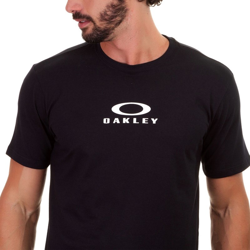 Camiseta Oakley Bark New Tee Masculina - Branco