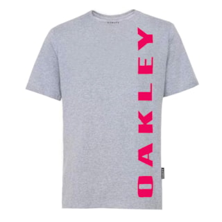 Camiseta Oakley Big Bark Stone Grey Cinza