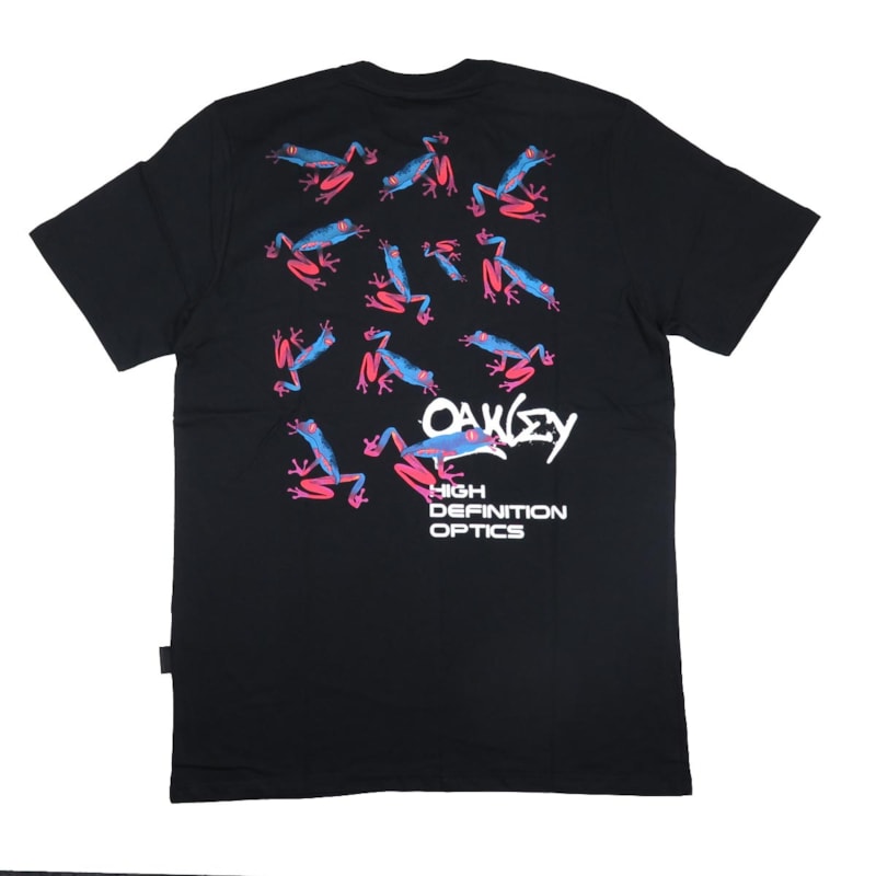 Camiseta Oakley B1B Lines Graphic Masculina - Preto