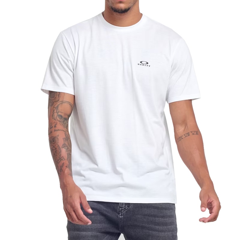 Camiseta Oakley Classic Logo White os melhores preços