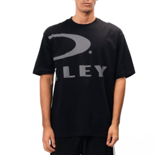 Camiseta Oakley Crop Logo Blackout