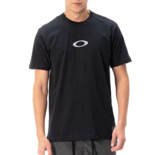 Camiseta Oakley Cyberflora Ellipse Glass SS Blackout
