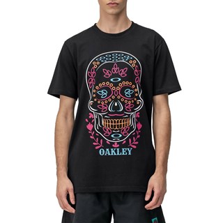 Camiseta Oakley Dia De Los Muertos Skull Black