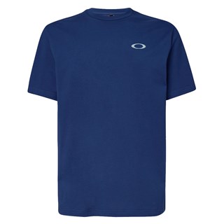 Camiseta Oakley Orec Flowers Recycle Ellipse Blue - Masculina