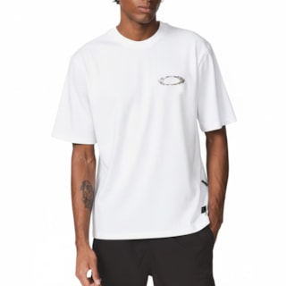 Camiseta Oakley Ellipse Sharp Metal White