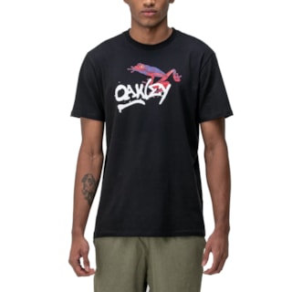 Camiseta Oakley Frog Big Graphic White os melhores preços