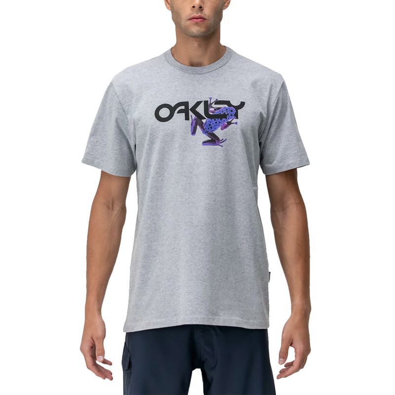 Oakley Camiseta feminina Ultra Frog B1b Rc, New Granite Heather, Medium