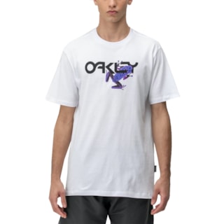 Camiseta Oakley Frog Big Graphic White