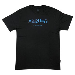 Camiseta Oakley Digi Skull Preta/Azul GG