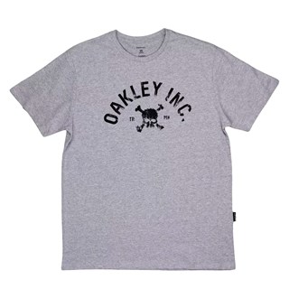 Camiseta Oakley Inc Skull Tee Heather Grey
